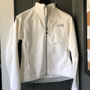 North Face White Apex Chromium Thermal Jacket | S